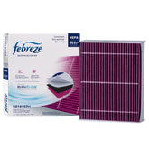 Febreze front packaging showing model RZ18107H and benefits