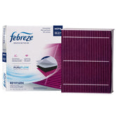Febreze front packaging showing filter features and benefits