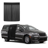 Federedevo front view installed on sliding door, shows full coverage and airflow benefit