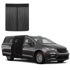 Federedevo front view installed on sliding door, shows full coverage and airflow benefit