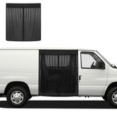 Federedevo front view installed on Ford E-Series sliding door benefits ventilation