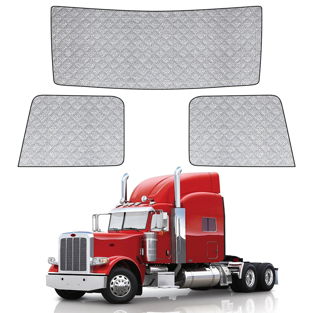 Federedevo windshield panel front view showing full coverage and cooling benefit