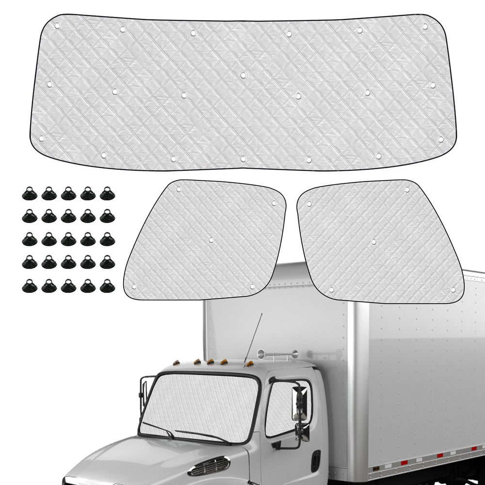 Federedevo front windshield shade fitted reducing heat