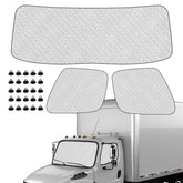Federedevo front windshield shade fitted reducing heat