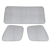 Federedevo front windshield shade installed protecting cabin from heat