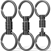 FEGVE front view of keychain showing compact design and secure closure benefits