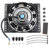 Fekuar front view slim 6-inch fan showing compact airflow benefit