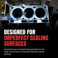 Fel-Pro close-up of NextGen coating demonstrating heat-resistant surface protection