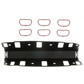 Fel-Pro front packaging showing complete intake gasket kit and assurance of fit