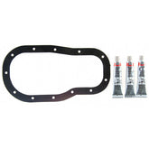Fel-Pro oil pan gasket front packaging showing compatible Toyota models and part clarity for correct selection