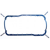 Fel-Pro oil pan gasket set front packaging showing model for quick identification and confidence