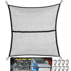 Femicgal cargo net front view showing full coverage and neat look