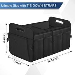 Femuar folded flat for compact storage and easy portability