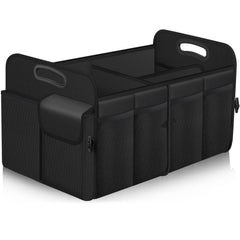 Femuar front view of packed organizer showing large capacity benefit