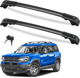 FengYu front view installed on Bronco Sport roof showing clean fit and added cargo space