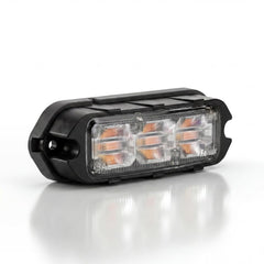 Feniex Quad Q3 front profile showing compact housing and multicolor output benefits visibility