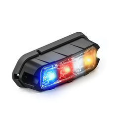 Feniex Quad Q3 close-up of 12 LEDs highlighting high-intensity 3W emitters advantage