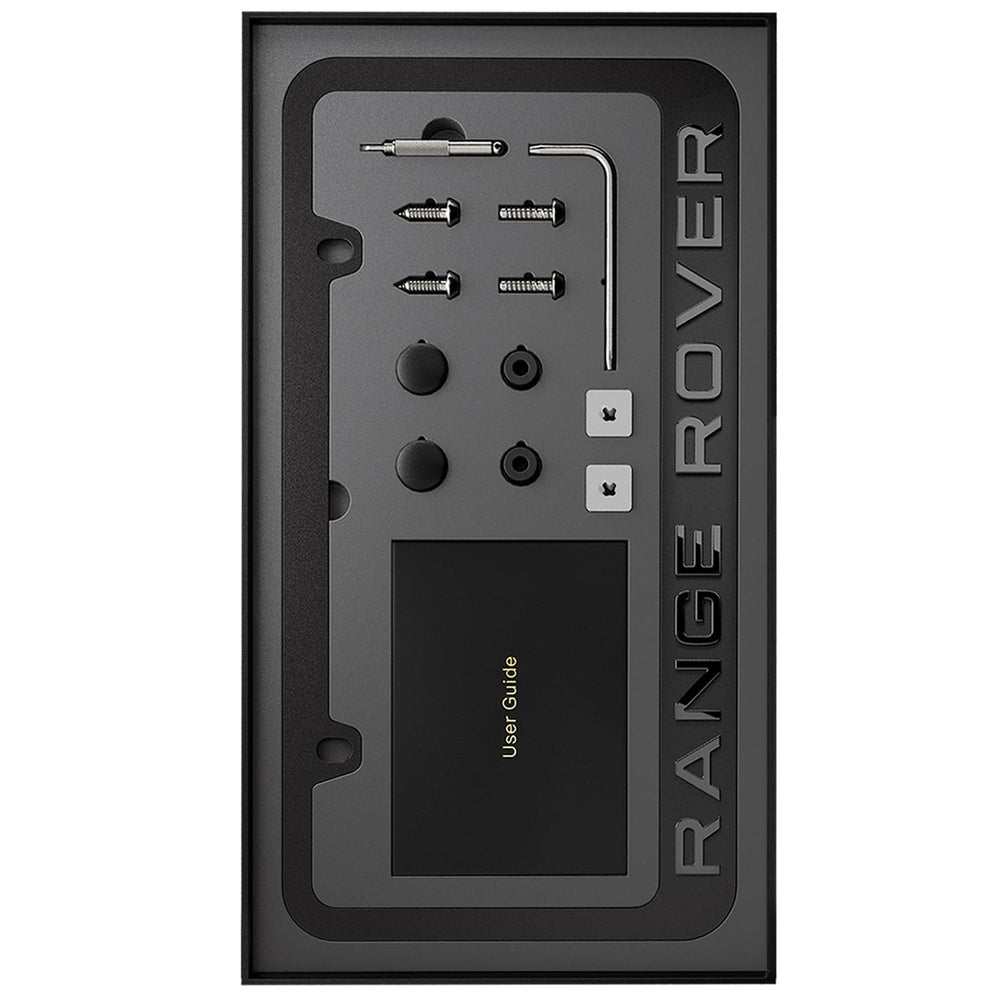 Ferractious front view of matte black frame highlighting sleek profile and refined look