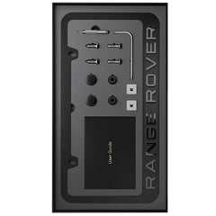 Ferractious front view of matte black frame highlighting sleek profile and refined look