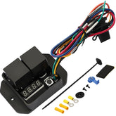 Fexhull controller front panel showing compact housing and mounting points for easy fit