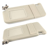 FEXON beige sun visor front view showing clean OEM-style finish and easy upgrade