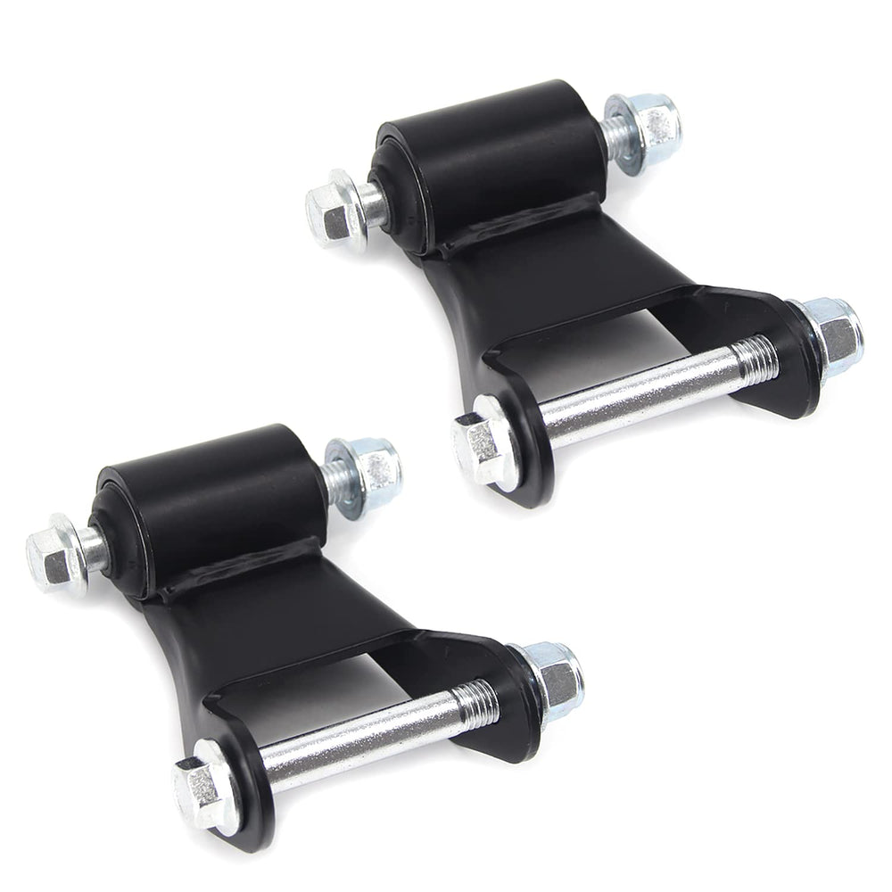 FEXON front view of shackle pair showing fit and corrosion-resistant finish