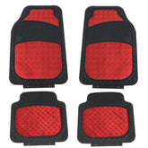 FH Group front packaging of red universal floor mats showing full set and value