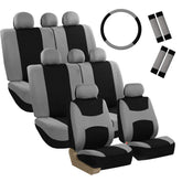 FH Group front seat covers full view showing protection and refreshed interior