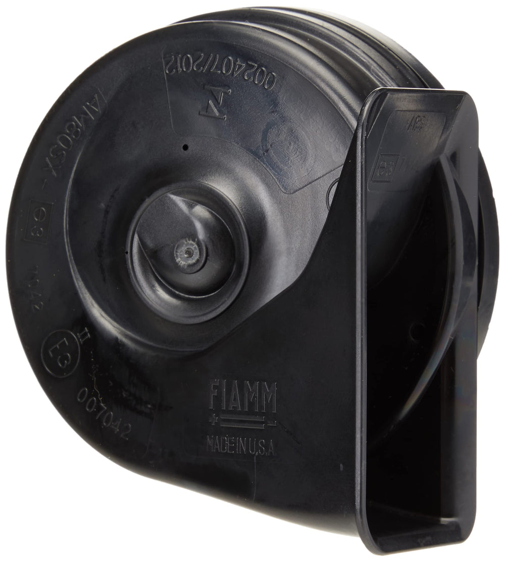 FIAMM Freeway Blaster front view showing horn face and durable housing, improves visibility