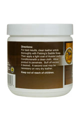 Fiebing's applied to saddle demonstrating moisturized leather and enhanced durability