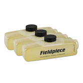 Fieldpiece front label on OIL8X3 bottle showing product identity and benefit