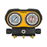 Fieldpiece GS322F front view showing gauges and ports for fast pressure checks