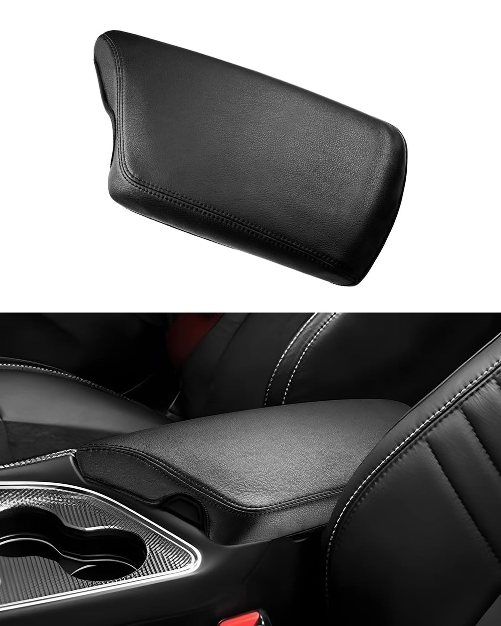 FIILINES front view of console cover showing precise fit and protection