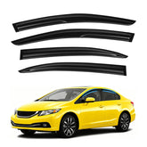 FIILINES front view of rain guard showing sleek profile and improved aerodynamics
