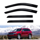 FIILINES front passenger side visor showing neat factory-fit and improved rain protection