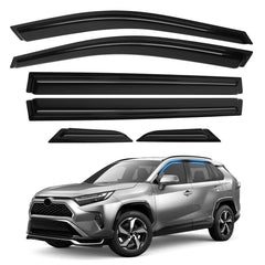 FIILINES front passenger door visor showing sleek fit and improved weather protection