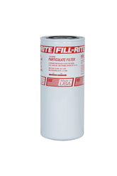 Fill‑Rite F1810PM0 front view showing compact spin‑on design and benefits