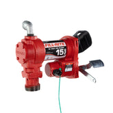 Fill‑Rite FR1204H front view showing pump body and inlet benefit durability