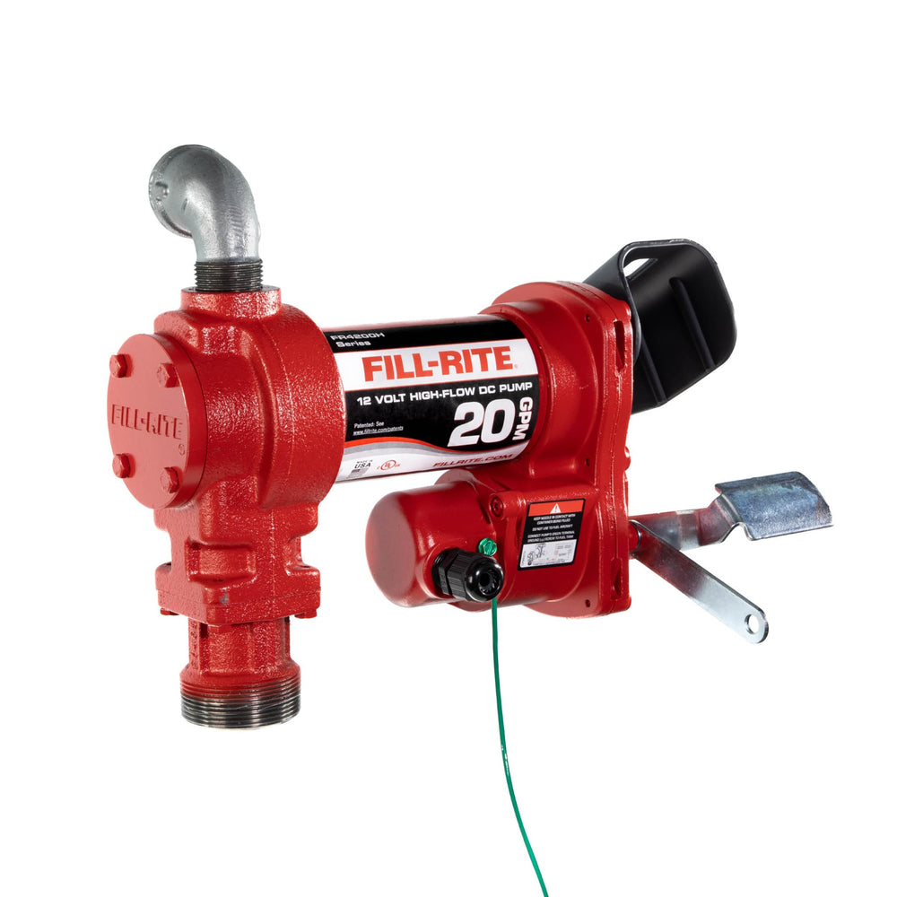 Fill-Rite FR4204H front view showing pump and inlet outlet for reliable transfers