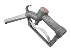 Fill-Rite FRHMN100S front view showing cast aluminum body and nozzle performance