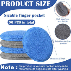 FillTouch microfiber texture close-up showing soft fibers for even product spread