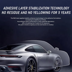 Filmap applied to car bumper demonstrating impact protection and seamless look