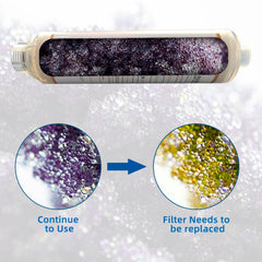 Filterelated reusable white end cap sealing resin to preserve performance between uses
