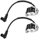 FILTERUP front view of two ignition coils showing plug-and-play fit for Kawasaki