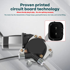 FINDAUTO side profile of regulator frame highlighting reinforced structure for stability
