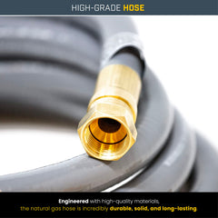Firman included storage strap keeps hose coiled and tangle-free
