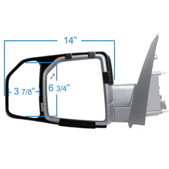 Fit System K SOURCE mounted on F-150 showing improved trailer-side visibility