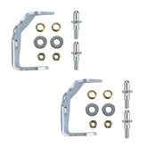 Fitede kit packaging showing all included hinge parts and warranty benefit