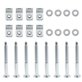 Fitede front packaging showing complete mounting hardware kit for confidence