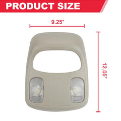Fitede installed in Dodge overhead showing restored interior lighting benefit